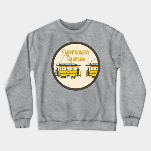 Montgomery Vintage Decal Crewneck Sweatshirt by zsonn